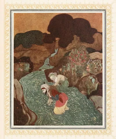 Эпизод старика моря by Эдмунд Дюлак, 1914 — digital art print download