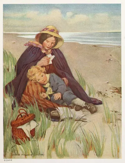 Дорогой мальчик!" — сказала его мать; "твой отец — лучший человек в мире by Джесси Уилкокс Смит, 1919 — digital art print…