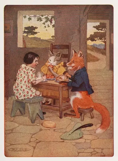 Тот, кто ел меньше всего, был Пиноккио by Мария Луиза Кирк, 1916 — digital art print download
