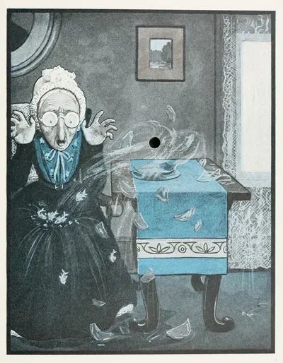 The Hole Book pl 06 by Peter Newell, 1908 — digital art print download