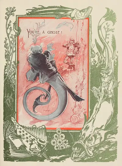 Морские феи, пл. 22 by Джон Реа Нейл, 1911 — digital art print download