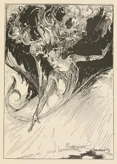 Морские феи Пл.31 by Джон Реа Нейл, 1911 — digital art print download