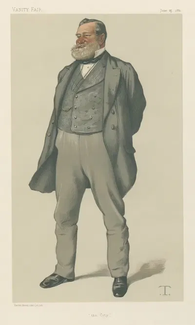 Politicians – Vanity Fair – 'the City'. Alderman Robert Nicholas Fowler. June 25, 1881 by Théobald Chartran, 1881 — digital…