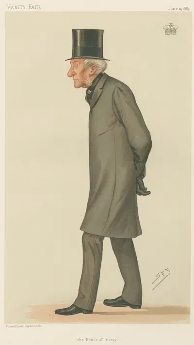 Politicians – Vanity Fair. 'Northumberland'. The Rt. Hon. Earl Percy. 27 August 1881 by Théobald Chartran, 1881 — digital…