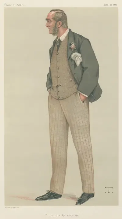 Politicians – Vanity Fair. 'Promotion by marriage'. The Rt. Hon. Sir Augustus Berkley Paget. 26 June 1880 by Théobald…
