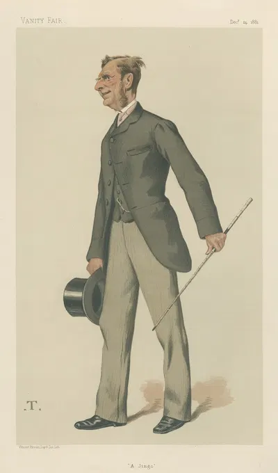 Vanity Fair; Military and Navy; 'A Jingo', Vice Admiral Sir John Commerell, December 24, 1881 by Théobald Chartran, 1881 —…