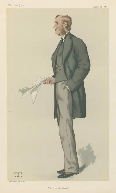 Vanity Fair; Politicians; 'Northumberland', The Right Hon. Earl Percy, August 27, 1881 by Théobald Chartran, 1881 — digital…
