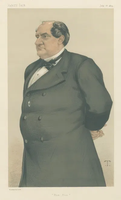 Ванити Фэр; Королевская семья; 'Плон-Плон', принц Жером Наполеон, 26 июля 1879 by Теобальд Шартран, 1879 — digital art…