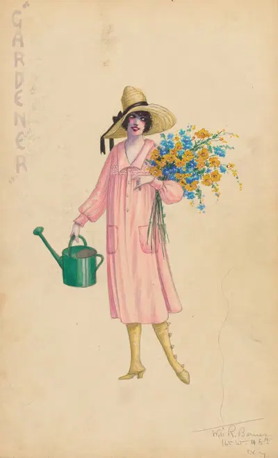 Садовник by Уилл Р. Барнс, 1912 - 1924 — digital art print download