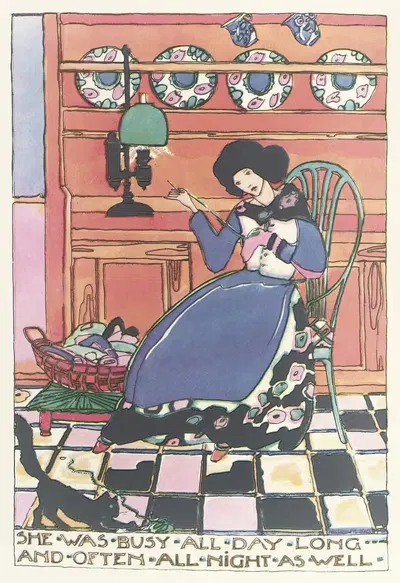 Сказки на ночь для мамы Пл.04 by Джесси Марион Кинг, 1929 — digital art print download
