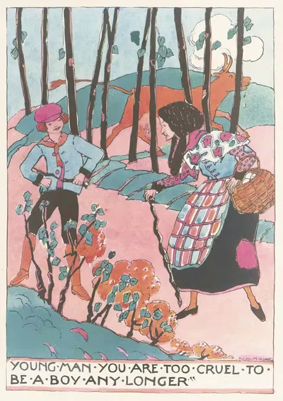 Сказки на ночь мамы Pl.09 by Джесси Марион Кинг, 1929 — digital art print download