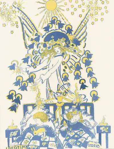 Сказки на ночь мамы Pl.14 by Джесси Марион Кинг, 1929 — digital art print download