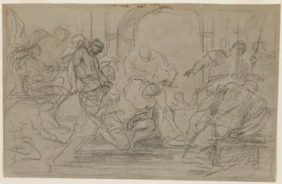 The Mocking of Christ by Luca Giordano — digital art print download