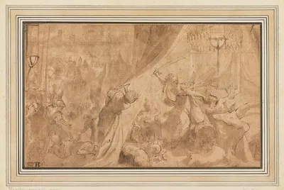 Judith Beheading Holofernes by Лудовико Караччи — digital art print download