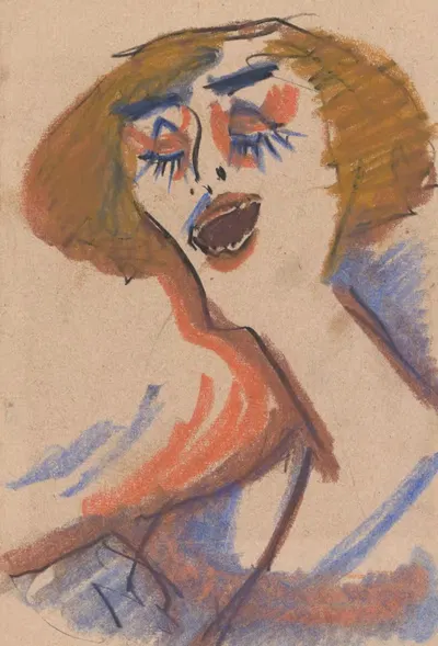 Cabaret Singer by Jules Schmalzigaug — digital art print download