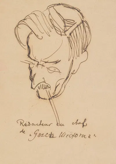 Redacteur en chef de 'Gazeta Wieczorna' by Marian Olszewski, 1915 — digital art print download