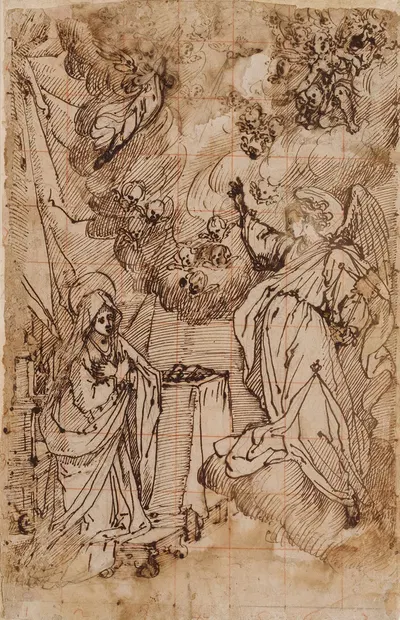 The Annunciation by Matteo Rosselli — digital art print download