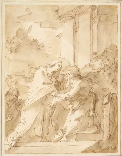The Visitation by Michel-François Dandré-Bardon — digital art print download