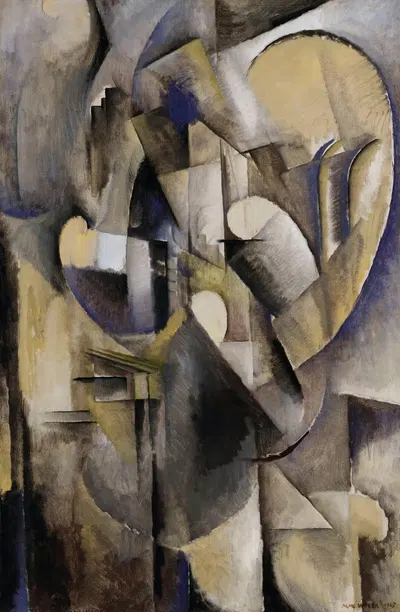 Интерьер с музыкой by Макс Вебер, 1915 — digital art print download