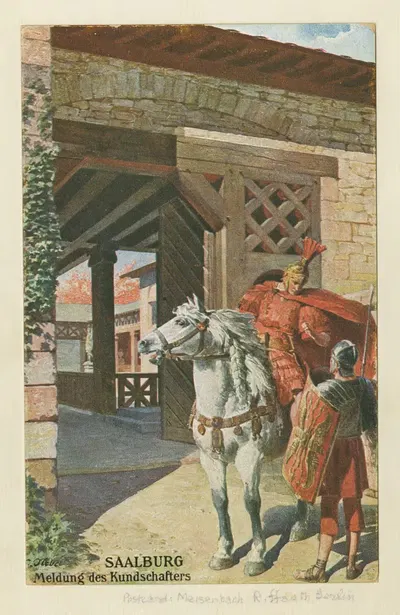 Залбург; Сообщение разведчика by Карл Небель, 1907 — digital art print download
