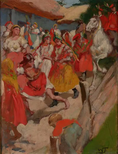 Друзья by Влодзимеж Тетмайер, 1918-1922 — digital art print download