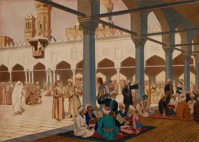 Дворец мечети и университета Аль-Азхар, Каир by Иван Билибин, 1928 — digital art print download