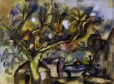 Farm piece, evening by Frances Hodgkins, 1936 — digital art print download