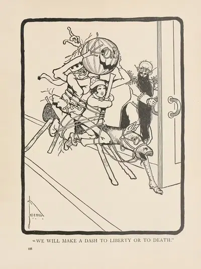 Удивительная страна Оз Пл.13 by Джон Реа Нейл, 1904 — digital art print download