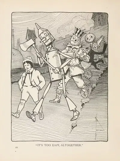 Удивительная страна Оз, пл. 23 by Джон Реа Нейл, 1904 — digital art print download