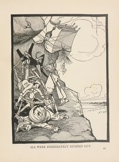Удивительная страна Оз, пл. 28 by Джон Реа Нейл, 1904 — digital art print download