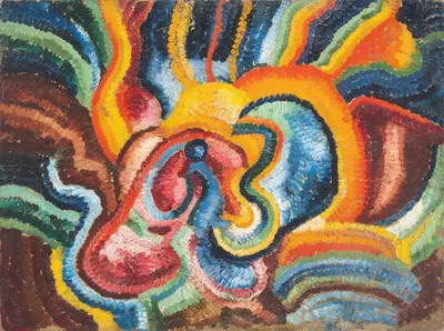 Astrale Composition XVI by Wilhelm Morgner, 1912 — digital art print download