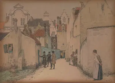 The Bailiff by Amedée Lynen, 1907 — digital art print download