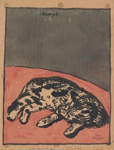 Cat by Georges Lemmen — digital art print download