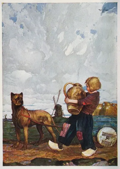 Нелло и Патраш by Густав Тенгрен, 1924 — digital art print download