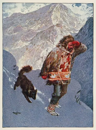 Stickeen by Gustaf Tenggren, 1924 — digital art print download
