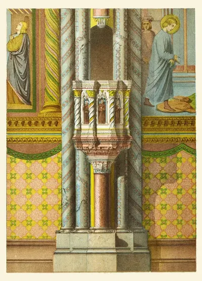Каменный кафедра by Генри Ноэль Хамфрис, 1852 — digital art print download