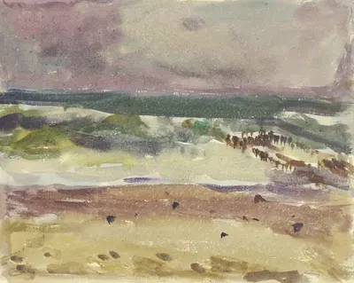 Surf (motif from Sylt) by Arno König, 1948 — digital art print download