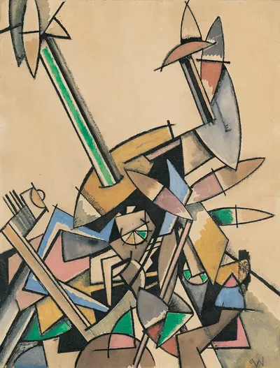 Эскиз для мыса Доброй Надежды by Эдвард Уэдсворт, 1914 — digital art print download