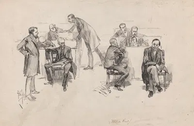 De Tweede Kamer tijdens het debat over de grondwetsherziening in 1887 by Питер Йосселин де Йонг, 1887 — digital art print…