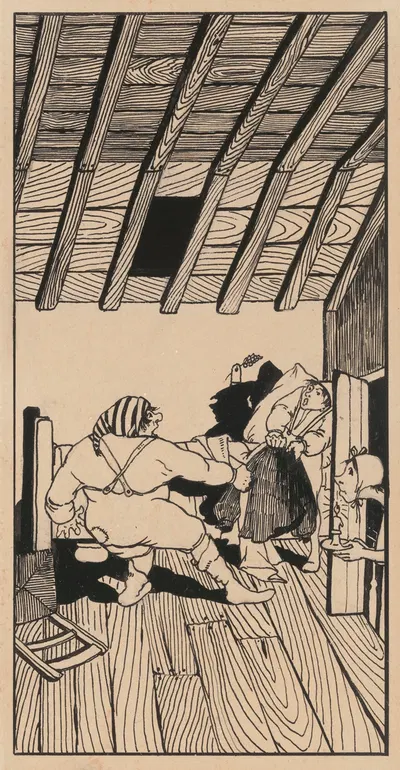 Book Illustration by Karel Collens — digital art print download