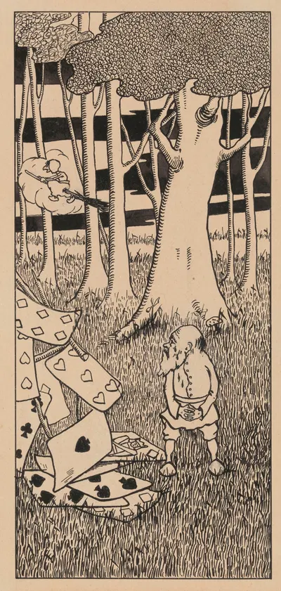 Illustration for 'Adjendodderken en Anneken-Tooverheks' by Karel Collens — digital art print download