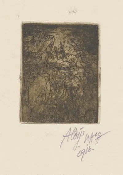 Предки смерти by Алойс Вах, 1922 — digital art print download
