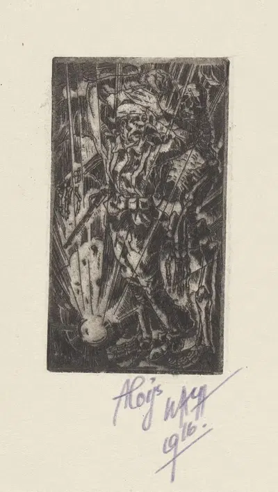 Товарищи II by Алойс Вах, 1922 — digital art print download