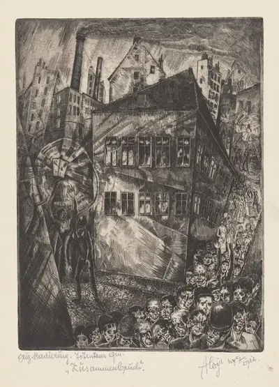 Крах by Алойс Вах, 1922 — digital art print download