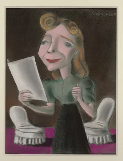 Хелен Хейс by Антонио Сотомайор, c. 1935 — digital art print download