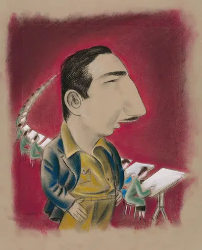 Уолт Дисней by Антонио Сотомайор, c. 1935 — digital art print download