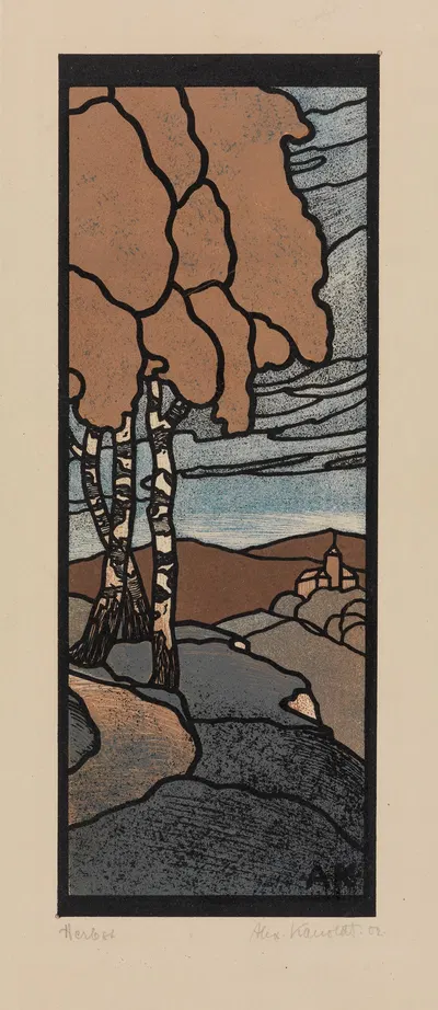 Herbst by Alexander Kanoldt, 1902 — digital art print download