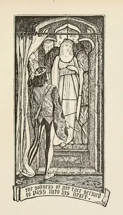 Печаль ее лица, казалось, переходила в его сердце by Генри Джастис Форд, 1905 — digital art print download
