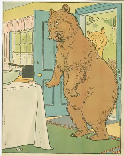 Медведи возвращаются домой by Леонард Лесли Брук, 1909 — digital art print download