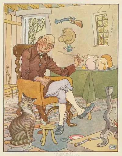 Был кривой человек. by Леонард Лесли Брук — digital art print download